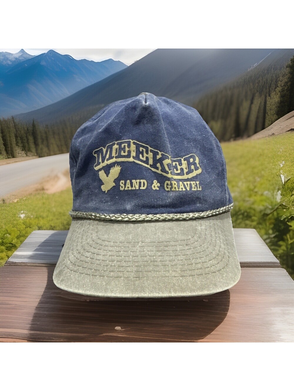 Sand & Gravel Pit Meeker Concrete Mortar Cement Truck Baseball Cap